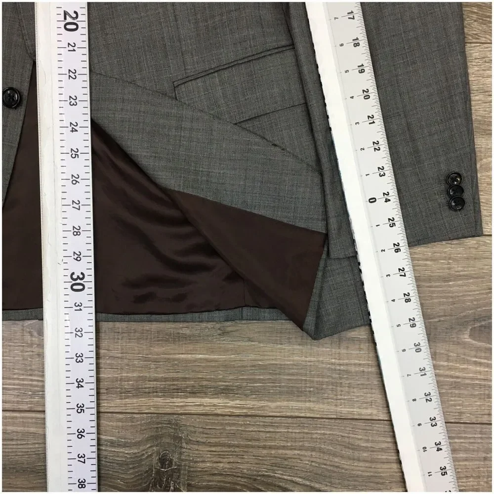 BANANA‎ REPUBLIC Mens Blazer Sport Coat Casual Jacket Size 44R Modern Wool Suit